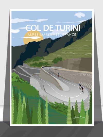 Col de Turini Illustration