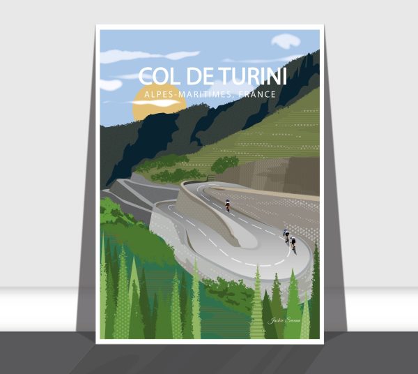 Col de Turini Illustration