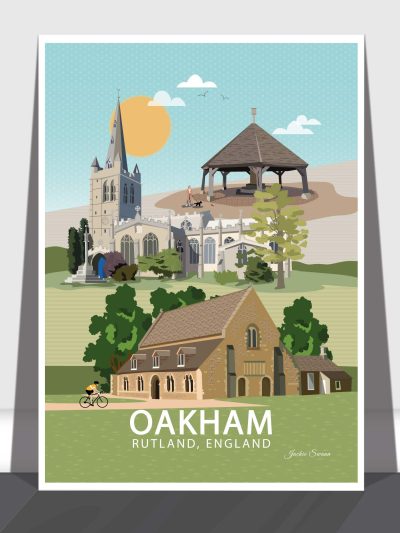 Oakham Illustrated Art Print