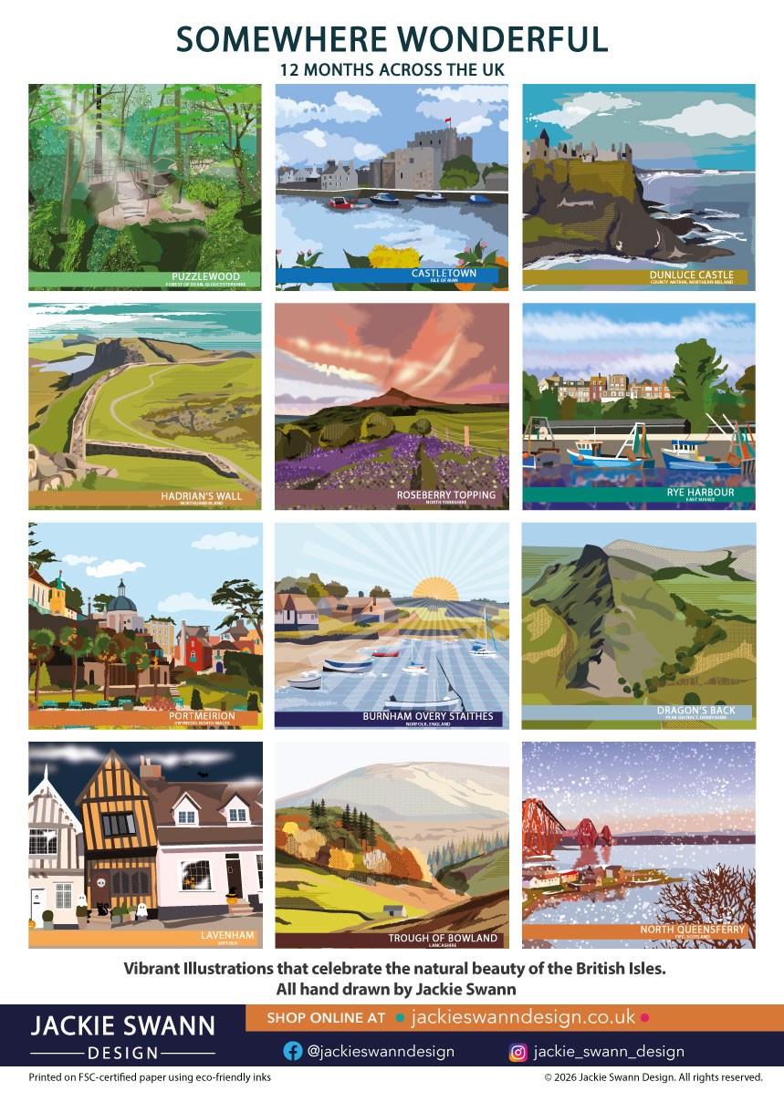 2027 Calendar - Somewhere Wonderful - Image 2